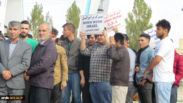 دانشگاه فنی و حرفه ای واحد استان اردبیل جنایت هولناک حمله رژیم صهیونیستی را به بیمارستان المعمدانی در غزه محکوم کرد 5