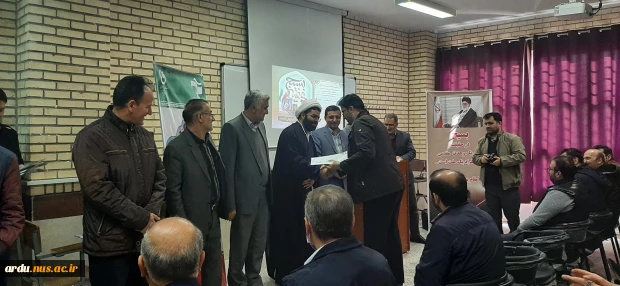 به مناسبت سالروز تشکیل بسیج مستضعفان، از ایثارگران و بسیجیان دانشگاه فنی و حرفه‌ای واحد اردبیل تجلیل شد 24