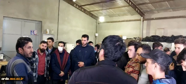 در قالب اردوهای راهیان پیشرفت، رقم خورد
بازدید دانشجویان رشته مهندسی تاسیسات مکانیکی و حسابداری از مجتمع صنعتی آرتا جوجه سبلان اردبیل 2