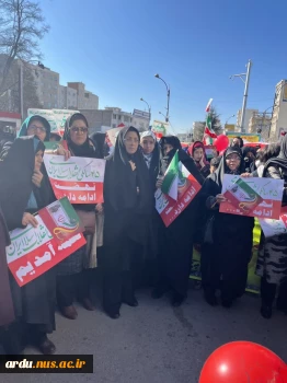 حضور دانشگاهیان دانشگاه فنی و حرفه ای واحد استان اردبیل در راهپیمایی باشکوه 22 بهمن 1402 (گزارش تصویری) 2