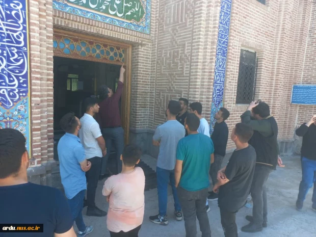 دانشجویان رشته معماری از مجموعه باستانی شَهَریِری مشگین شهر بازدید کردند 5