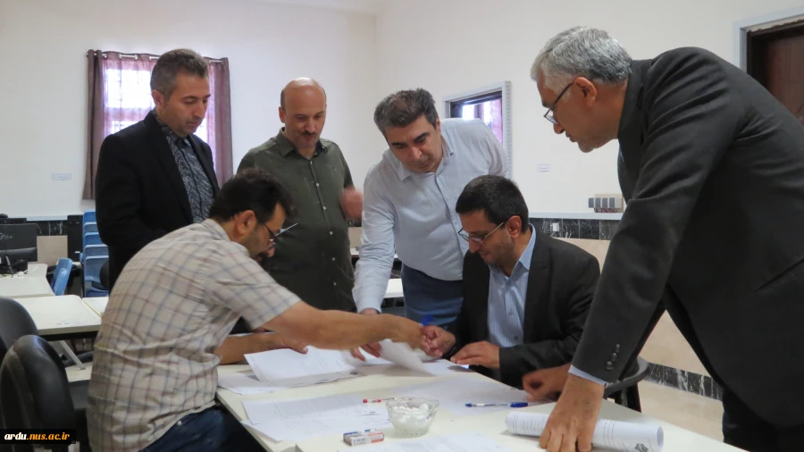 بازید دکتر نصیریان رئیس واحد استانی اردبیل از روند برگزاری آزمون های پایان ترم (۰۳۲) مراکز پسران و دختران اردبیل 2