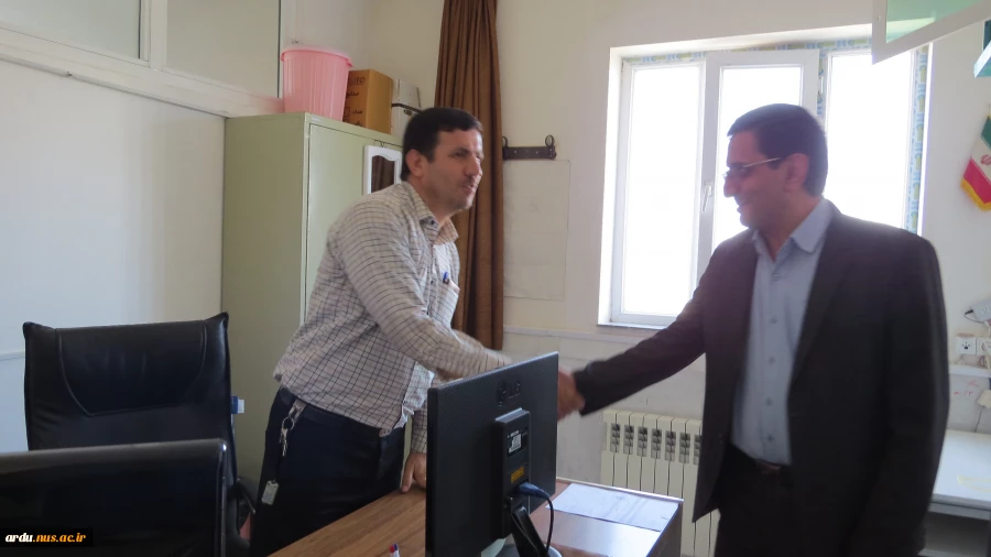 بازدید و تبریک رئیس دانشگاه ملی مهارت واحد استانی اردبیل به مناسبت روز کارمند 9