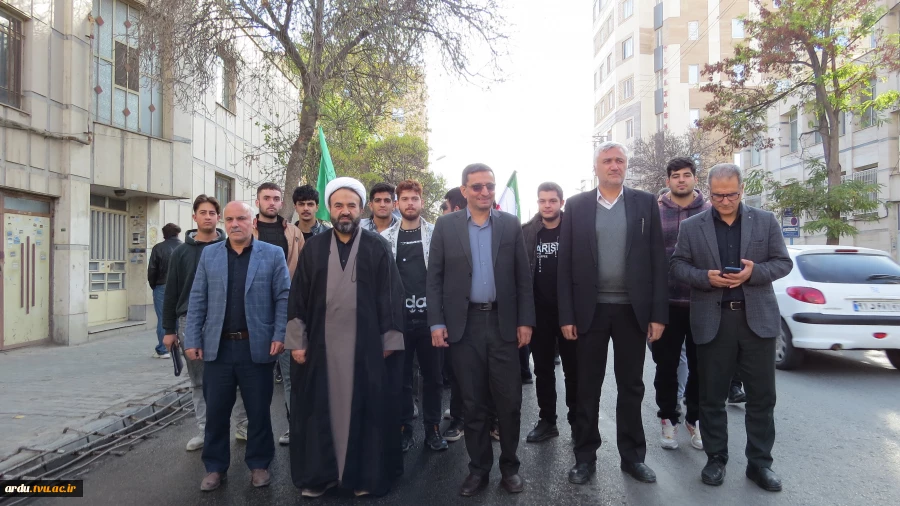 حضور دانشگاهیان دانشگاه ملی مهارت واحد استانی اردبیل در راهپیمایی یوم الله ۱۳ آبان-گزارش تصویری 5