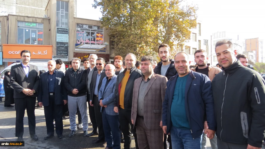 حضور دانشگاهیان دانشگاه ملی مهارت واحد استانی اردبیل در راهپیمایی یوم الله ۱۳ آبان-گزارش تصویری 8