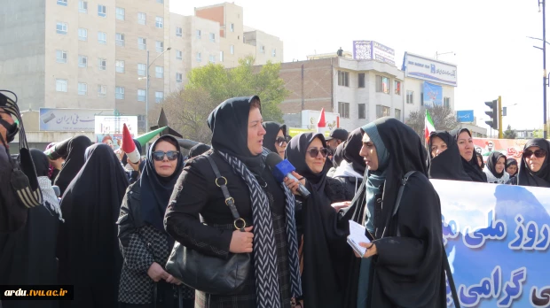 حضور دانشگاهیان دانشگاه ملی مهارت واحد استانی اردبیل در راهپیمایی یوم الله ۱۳ آبان-گزارش تصویری 15