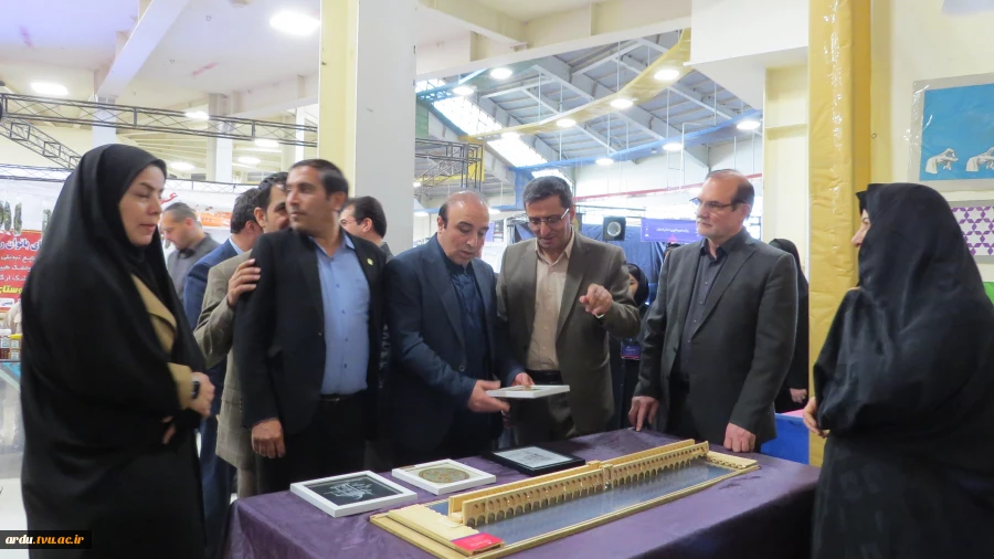 غرفه دانشگاه ملی مهارت واحد استانی اردبیل در نمایشگاه توانمندی بانوان و کسب و کارهای خانگی-گزارش تصویری 3