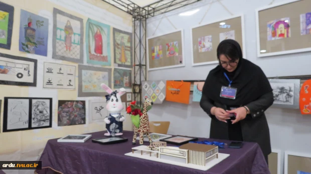 غرفه دانشگاه ملی مهارت واحد استانی اردبیل در نمایشگاه توانمندی بانوان و کسب و کارهای خانگی-گزارش تصویری 13