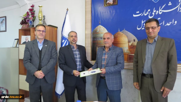 برگزاری مراسم معارفه مدیر حراست دانشگاه ملی مهارت واحد استانی اردبیل 3