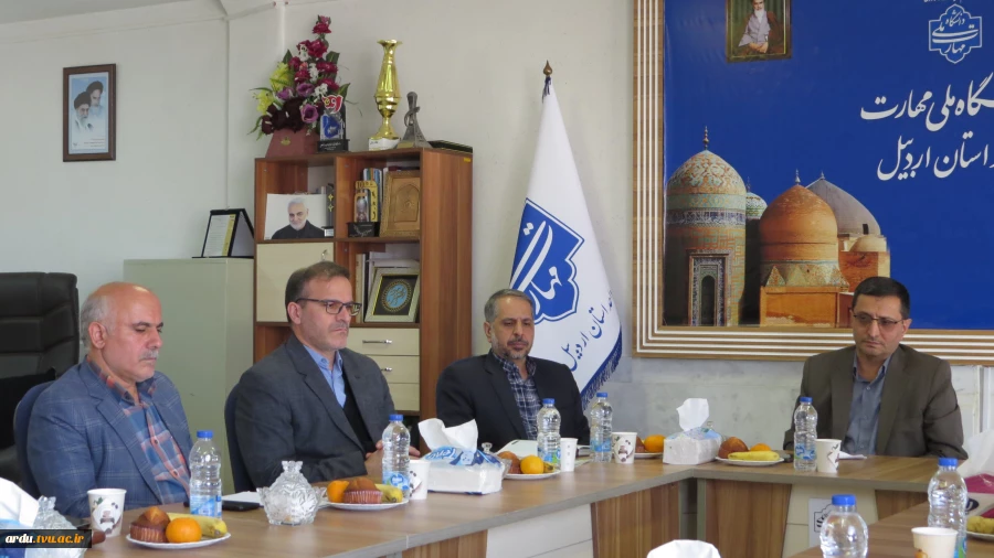 برگزاری مراسم معارفه مدیر حراست دانشگاه ملی مهارت واحد استانی اردبیل 9