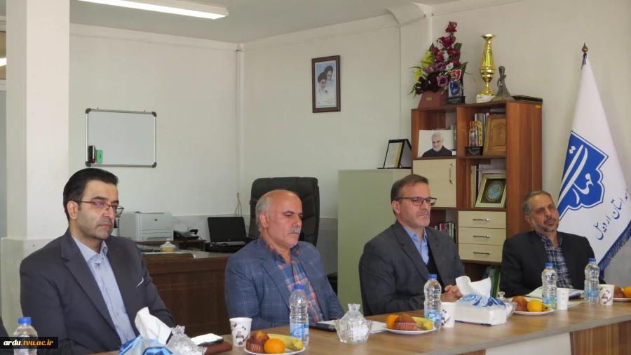 برگزاری مراسم معارفه مدیر حراست دانشگاه ملی مهارت واحد استانی اردبیل 14