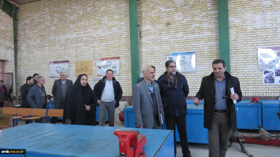 بازدید هیئت نظارت، ارزیابی و تضمین کیفیت آموزش عالی استان اردبیل از دانشگاه ملی مهارت واحد استانی اردبیل 6
