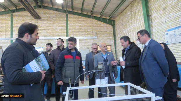 بازدید هیئت نظارت، ارزیابی و تضمین کیفیت آموزش عالی استان اردبیل از دانشگاه ملی مهارت واحد استانی اردبیل 8