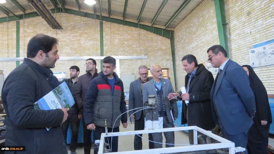 بازدید هیئت نظارت، ارزیابی و تضمین کیفیت آموزش عالی استان اردبیل از دانشگاه ملی مهارت واحد استانی اردبیل 8