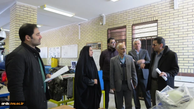 بازدید هیئت نظارت، ارزیابی و تضمین کیفیت آموزش عالی استان اردبیل از دانشگاه ملی مهارت واحد استانی اردبیل 11