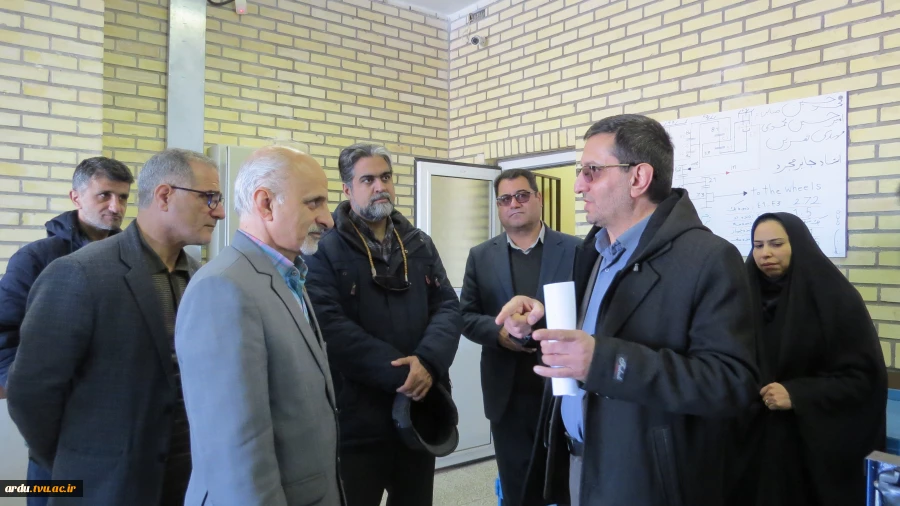 بازدید هیئت نظارت، ارزیابی و تضمین کیفیت آموزش عالی استان اردبیل از دانشگاه ملی مهارت واحد استانی اردبیل 13