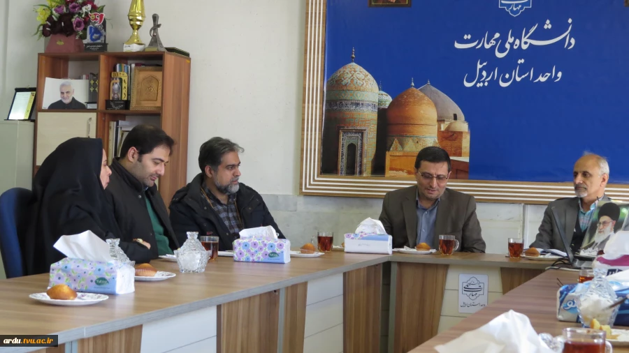 بازدید هیئت نظارت، ارزیابی و تضمین کیفیت آموزش عالی استان اردبیل از دانشگاه ملی مهارت واحد استانی اردبیل 45