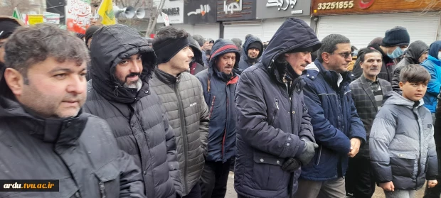 حضور گسترده و پرشور دانشگاهیان دانشگاه ملی مهارت واحد استانی اردبیل در مراسم راهپیمایی یوم‌الله ۲۲ بهمن  8