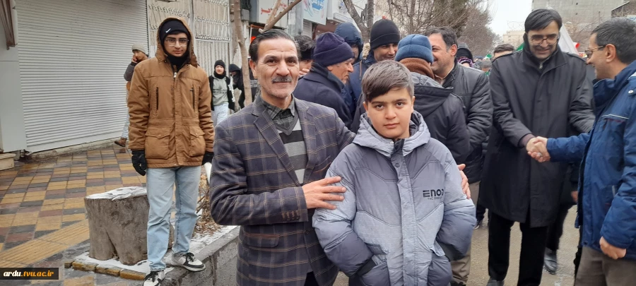 حضور گسترده و پرشور دانشگاهیان دانشگاه ملی مهارت واحد استانی اردبیل در مراسم راهپیمایی یوم‌الله ۲۲ بهمن  17