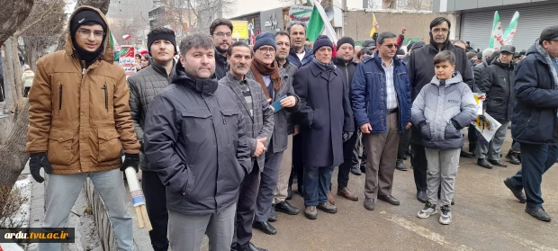 حضور گسترده و پرشور دانشگاهیان دانشگاه ملی مهارت واحد استانی اردبیل در مراسم راهپیمایی یوم‌الله ۲۲ بهمن  18
