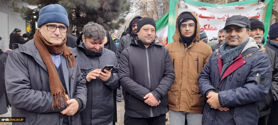 حضور گسترده و پرشور دانشگاهیان دانشگاه ملی مهارت واحد استانی اردبیل در مراسم راهپیمایی یوم‌الله ۲۲ بهمن  19