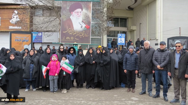 حضور دانشگاهیان دانشگاه ملی مهارت واحد استانی اردبیل در راهپیمایی روز جهانی قدس