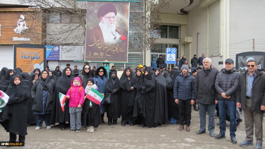 حضور دانشگاهیان دانشگاه ملی مهارت واحد استانی اردبیل در راهپیمایی روز جهانی قدس