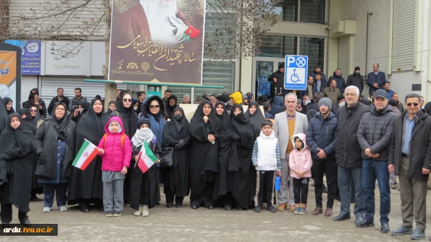 حضور دانشگاهیان دانشگاه ملی مهارت واحد استانی اردبیل در راهپیمایی روز جهانی قدس