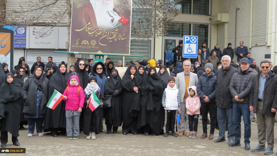حضور دانشگاهیان دانشگاه ملی مهارت واحد استانی اردبیل در راهپیمایی روز جهانی قدس