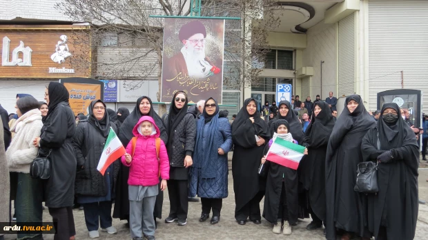 حضور دانشگاهیان دانشگاه ملی مهارت واحد استانی اردبیل در راهپیمایی روز جهانی قدس