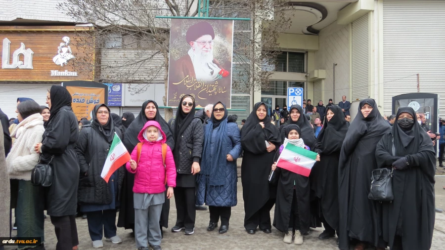 حضور دانشگاهیان دانشگاه ملی مهارت واحد استانی اردبیل در راهپیمایی روز جهانی قدس