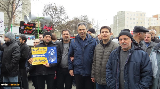 حضور دانشگاهیان دانشگاه ملی مهارت واحد استانی اردبیل در راهپیمایی روز جهانی قدس