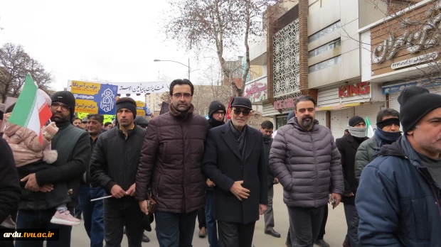 حضور دانشگاهیان دانشگاه ملی مهارت واحد استانی اردبیل در راهپیمایی روز جهانی قدس