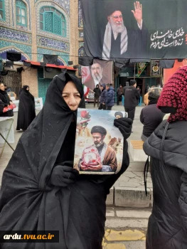 حضور دانشگاهیان دانشگاه ملی مهارت واحد استانی اردبیل در راهپیمایی روز جهانی قدس