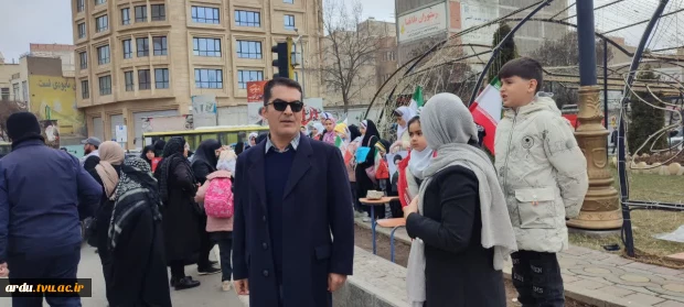 حضور دانشگاهیان دانشگاه ملی مهارت واحد استانی اردبیل در راهپیمایی روز جهانی قدس