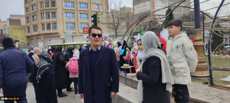 حضور دانشگاهیان دانشگاه ملی مهارت واحد استانی اردبیل در راهپیمایی روز جهانی قدس
