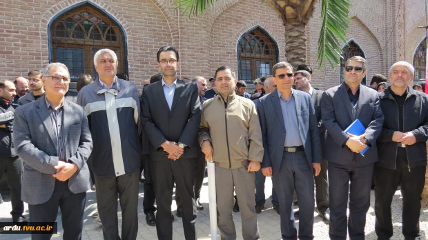 حضور کارکنان دانشگاه ملی مهارت واحد استانی اردبیل در مراسم چهلم قائد شهید امت اسلام  6