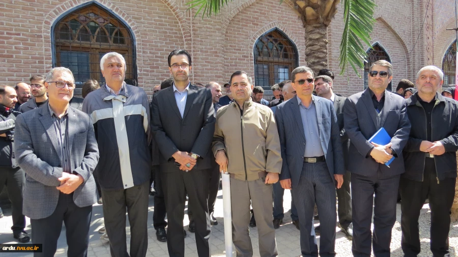 حضور کارکنان دانشگاه ملی مهارت واحد استانی اردبیل در مراسم چهلم قائد شهید امت اسلام  6