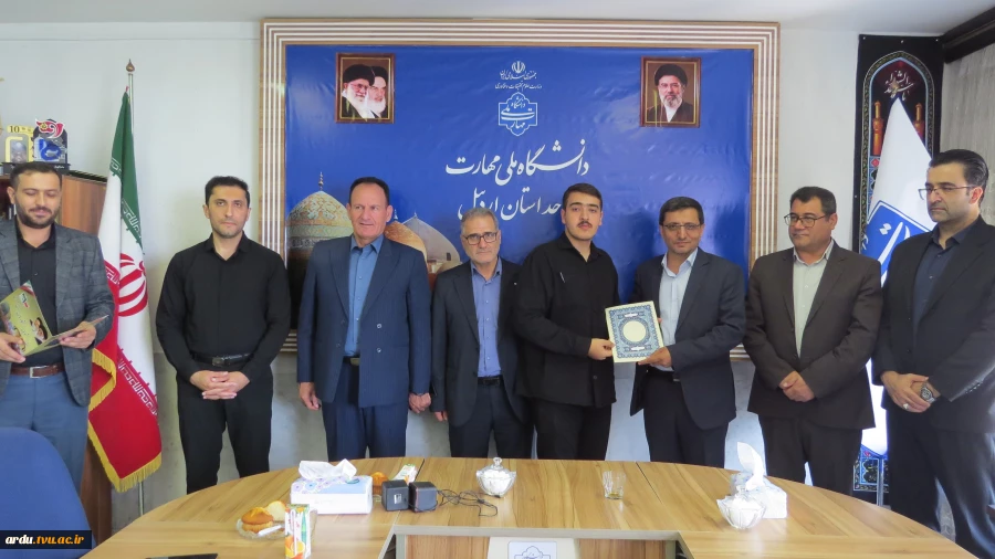 مسئول جدید بسیج دانشجویی آموزشکده ملی مهارت پسران اردبیل معرفی شد 2