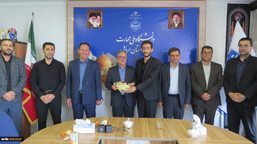 مسئول جدید بسیج دانشجویی آموزشکده ملی مهارت پسران اردبیل معرفی شد 3