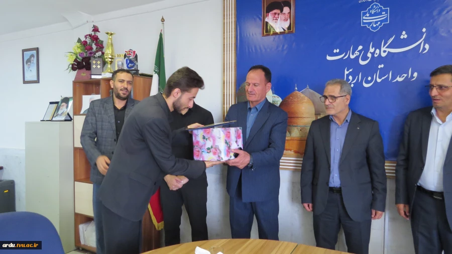 مسئول جدید بسیج دانشجویی آموزشکده ملی مهارت پسران اردبیل معرفی شد 4