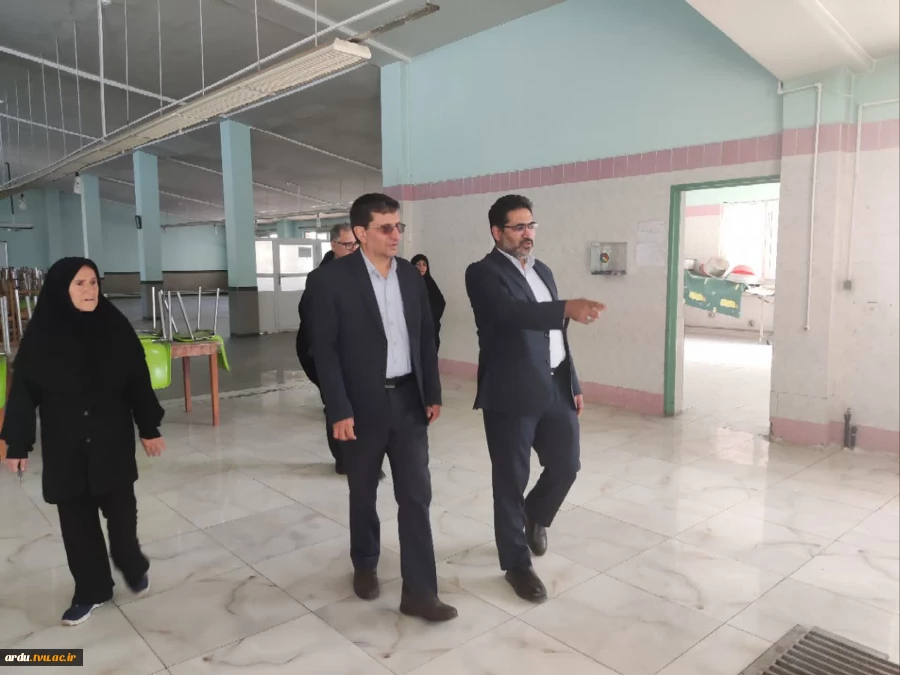 با حضور معاون فرهنگی و دانشجویی دانشگاه ملی مهارت انجام شد؛
بررسی میدانی وضعیت و نیازهای رفاهی دانشجویان در آموزشکده‌های ملی مهارت اردبیل 2