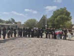 همزمان با آغاز سال تحصیلی جدید و با حضور گسترده دانشگاهیان؛
آیین اهتزاز پرچم جمهوری اسلامی ایران در مراکز دانشگاه ملی مهارت واحد استانی اردبیل برگزار شد 4