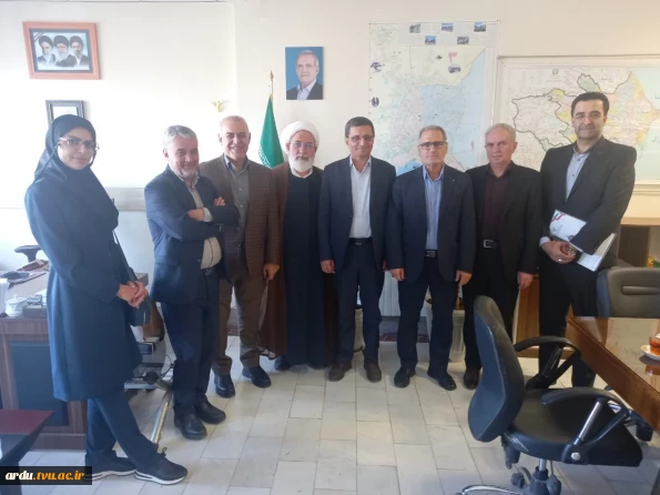 دیدار مسئولین دانشگاه با احمد کنعان‌پور مدیرکل دفتر سیاسی، انتخابات و تقسیمات کشوری استانداری اردبیل