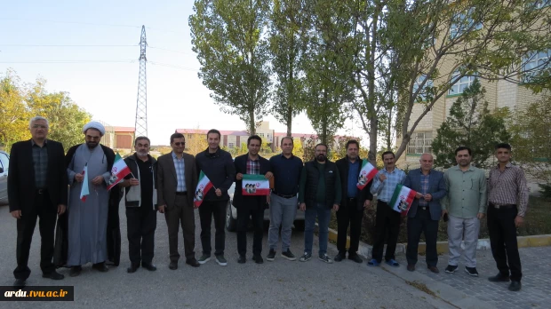 حضور گسترده دانشگاهیان دانشگاه ملی مهارت واحد استانی اردبیل در اجتماع بزرگ «جان‌فدایان ۱۰۰ هزار نفری اردبیل» 2