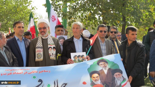حضور گسترده دانشگاهیان دانشگاه ملی مهارت واحد استانی اردبیل در اجتماع بزرگ «جان‌فدایان ۱۰۰ هزار نفری اردبیل» 10