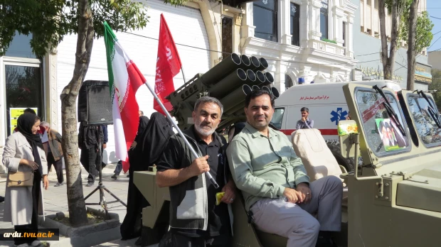 حضور گسترده دانشگاهیان دانشگاه ملی مهارت واحد استانی اردبیل در اجتماع بزرگ «جان‌فدایان ۱۰۰ هزار نفری اردبیل» 13