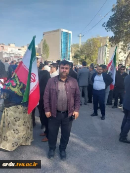 حضور گسترده دانشگاهیان دانشگاه ملی مهارت واحد استانی اردبیل در اجتماع بزرگ «جان‌فدایان ۱۰۰ هزار نفری اردبیل» 26